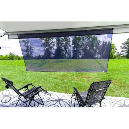 Camco RV AWNING SHADE KIT, 54INX 180IN, BLUE, BILINGUAL 51456